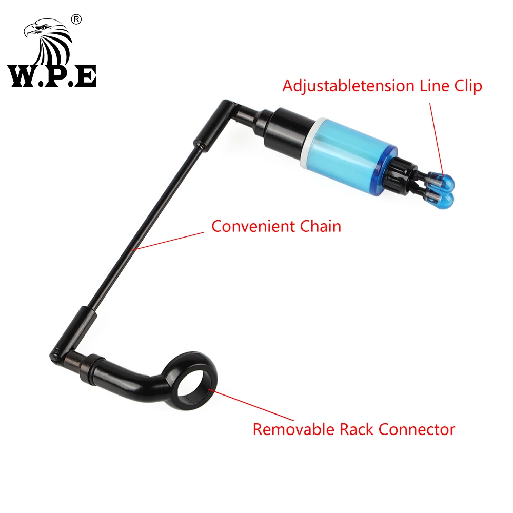 W.P.E 1 Uds. Swinger de Pesca de carpa indicador LED Multicolor alimentador electrónico de carpa cebo de Pesca alarma Swinger aparejos de Pesca - imagen 2