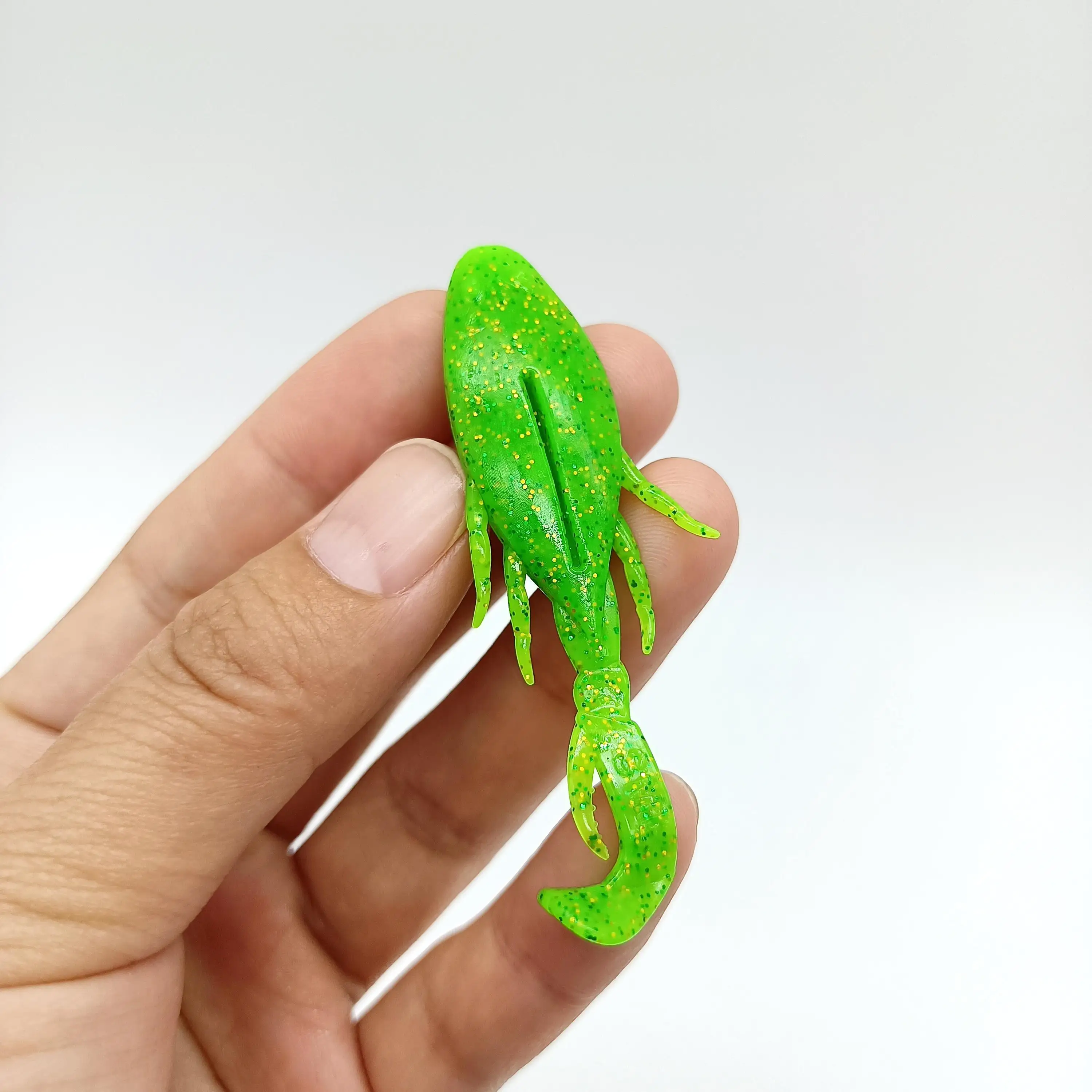 DUODUOYU 6 uds TPR Señuelos de Pesca blandos flotantes 6,5 cm 2,4g cebos artificiales Wobblers señuelos blandos sábalo carpa cebos de pesca de silicona - imagen 3