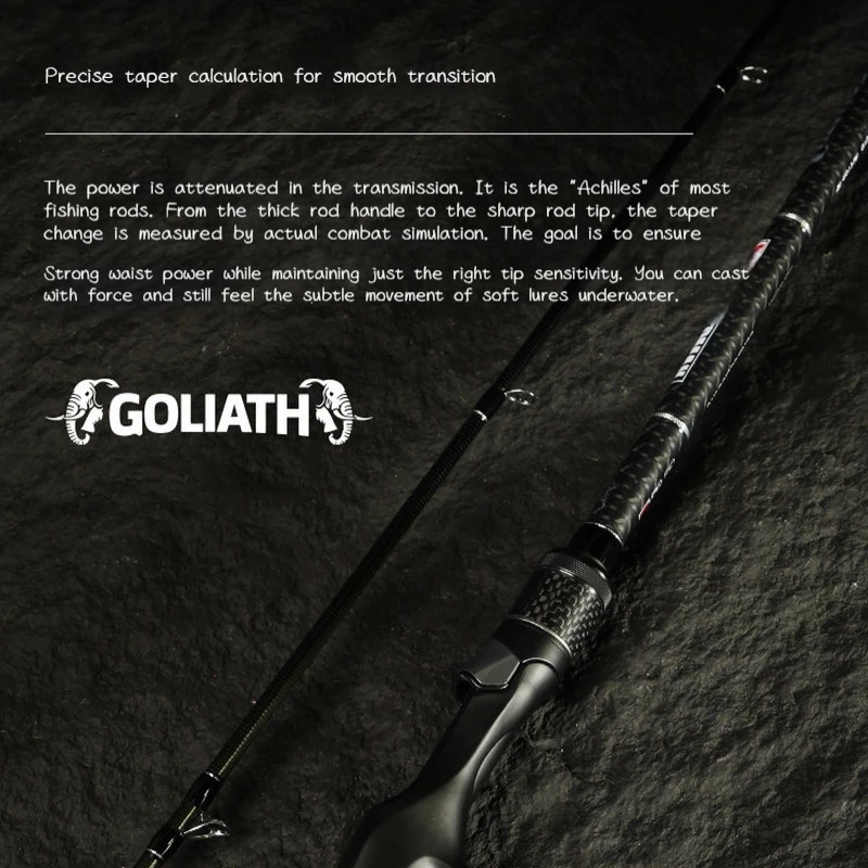 Caña de casting Jiyu Giant Toray T1100G RF 5-81g para peces grandes - imagen 3
