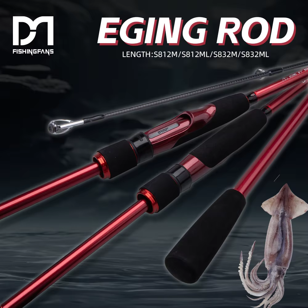 Caña Egi FishingFans 832M/ML – Carbono ligero para pesca de calamar - imagen 4