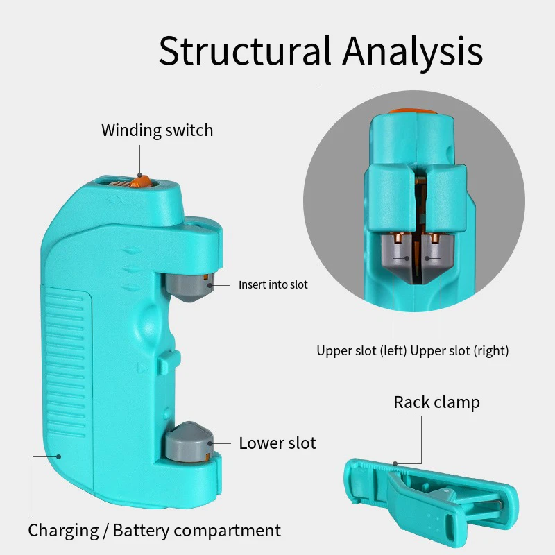 Herramienta eléctrica para atar nudos de pesca, señuelo de asistencia rápida, línea de anzuelo GT, máquina anudadora, nivel de anzuelo de pesca, equipo de atado