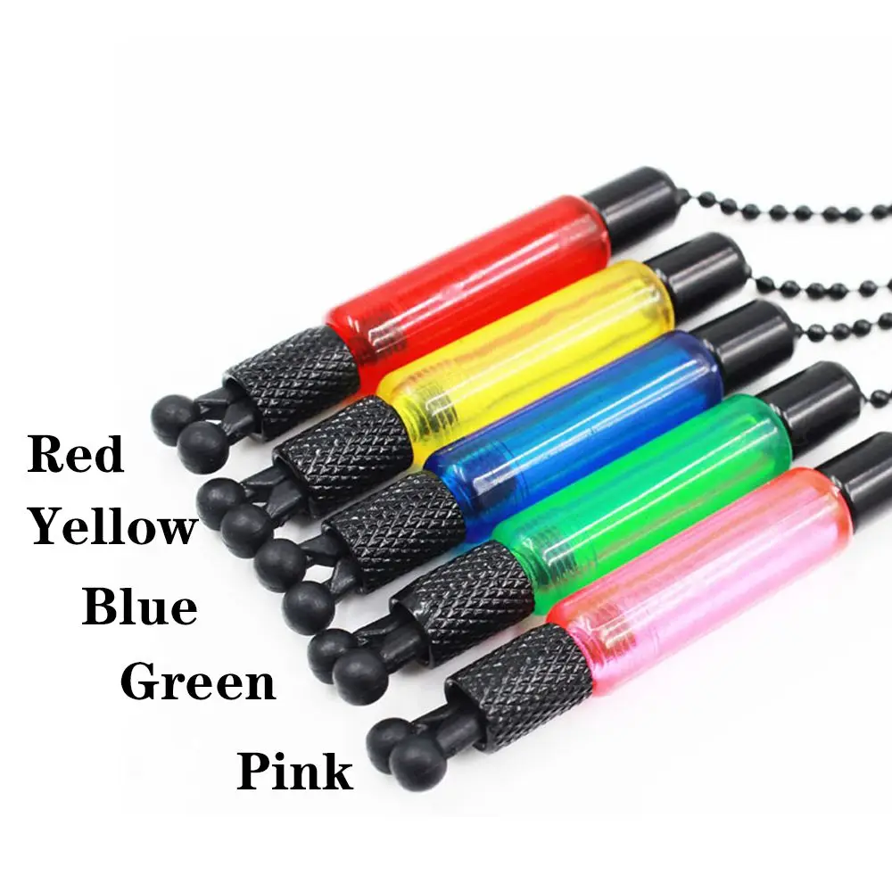 Alicates de pesca duraderos de 1 piezas, alarma de mordida, indicadores de 5 colores, componentes de cadena suave, accesorios de aparejos de pesca, suministros - imagen 5