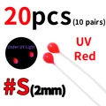 20pcs S uv red
