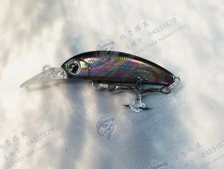 Placa larga de tonos profundos, Micro objeto sumergido en Mino, flujo de peces de guerra 3g, Japón IMA, Sakari 37S - imagen 4