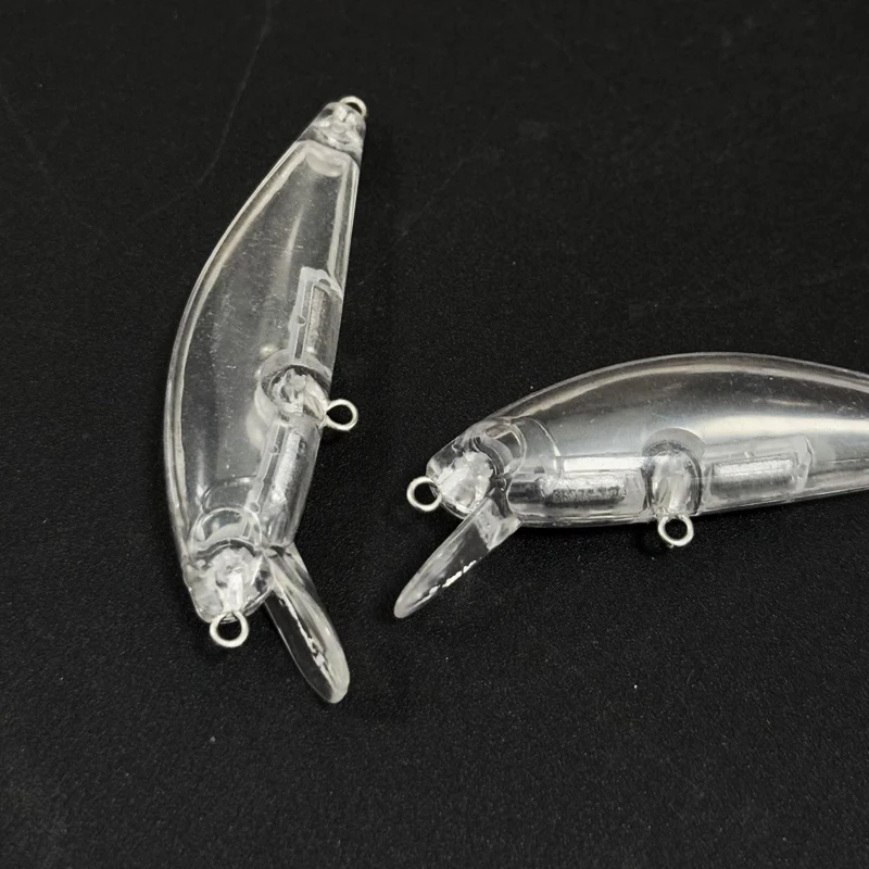 50 Uds. Cebo de pececillo sin pintar 70mm 9,9g Señuelos de pesca de hundimiento lento Japón Wobbler cebo Artificial para aparejos de lubina de trucha de agua dulce - imagen 2