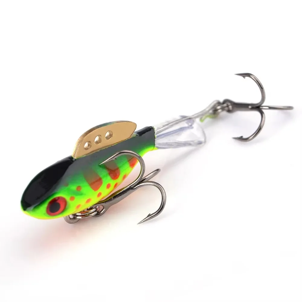 Señuelo de pesca equilibrador 4G 8G 10G 17G, plantilla de invierno con anzuelo triple, ojos 3D, pesca en hielo, cebo Artificial duro, señuelo de Jigging, Lucio - imagen 4