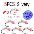 5pcs Silvery Sz 10