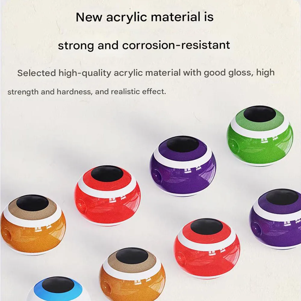 ESFISHING cuentas de ojo de pez accesorios de pesca mezcla de colores 50 Uds para pesca de perca de Lucio - imagen 4