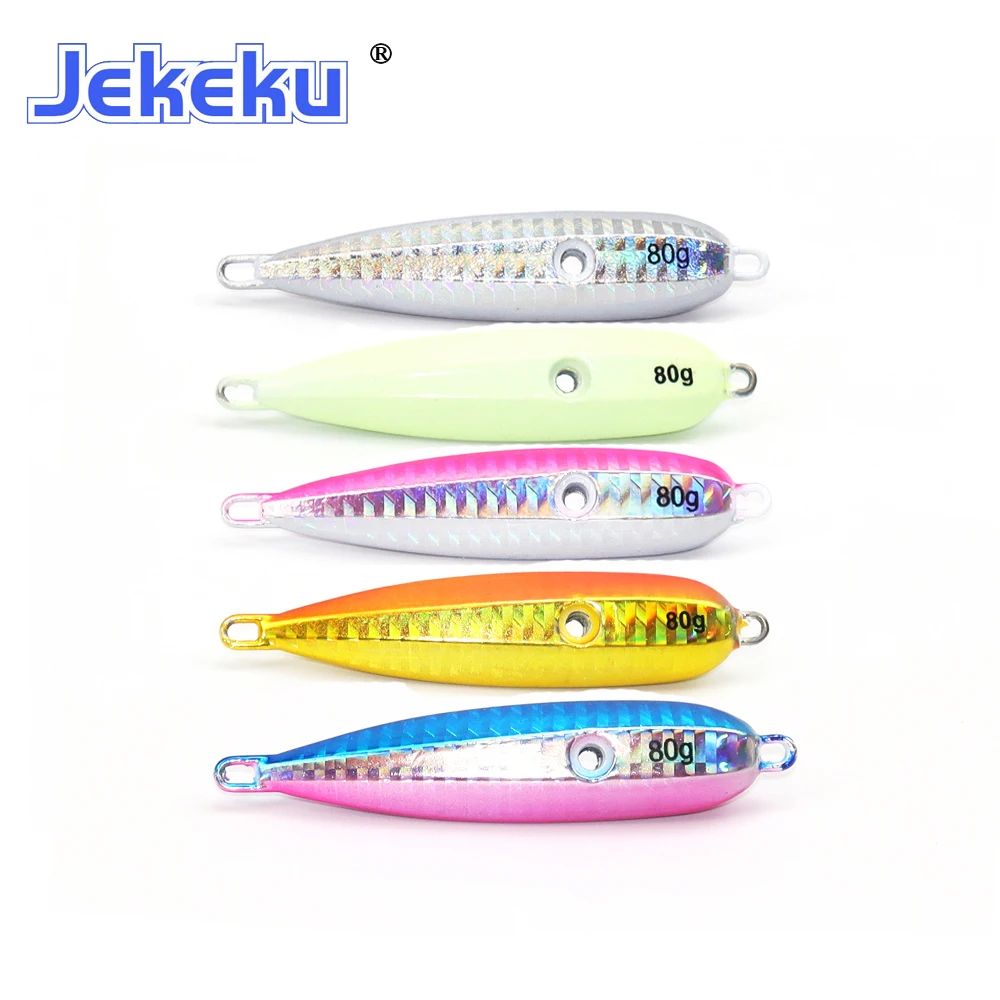 JEKEKU plantilla de calamar Jig metálico artificial con anzuelo - imagen 3