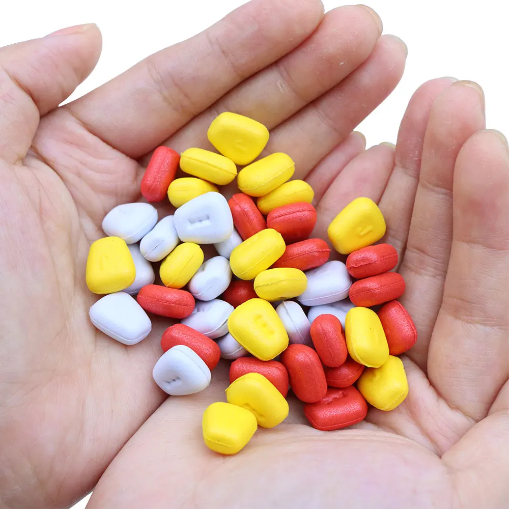 15 Uds. Cebo de pesca de carpa, Boilies emergentes de maíz, método de señuelo de maíz simulado falso, alimentador, aparejo de pesca, accesorios flotantes para aparejos de pesca - imagen 5