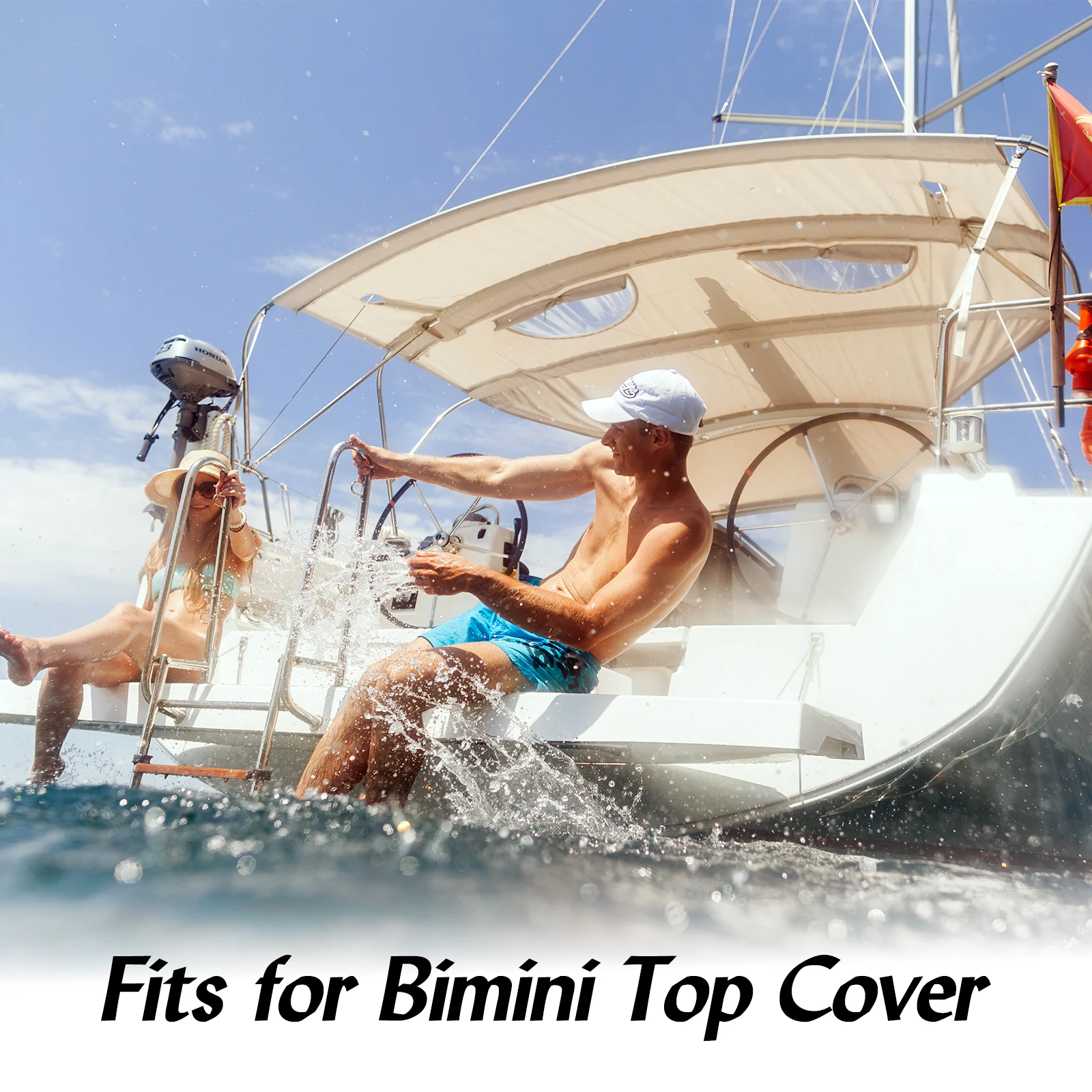 Disfrute de un día soleado en el agua con amigos y familiares