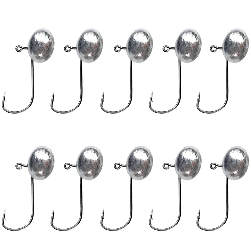 Cabezas de jig micro crank ultraafiladas para vinilo – lubina trucha