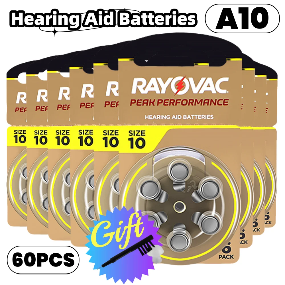 Baterías RAYOVAC PEAK A10 para Audífonos – Zinc-aire Alto Rendimiento - imagen 2