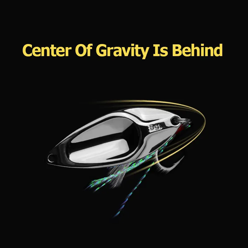 LINNHUE, 1 Uds., señuelo de serpiente Abdominal de pesca, 2,5g, 3,5g, 5g, 7g, 10g, 15g, 20g, carrete de aleación de Zinc, cebo duro, señuelo para mar, lago, anzuelo triple - imagen 4