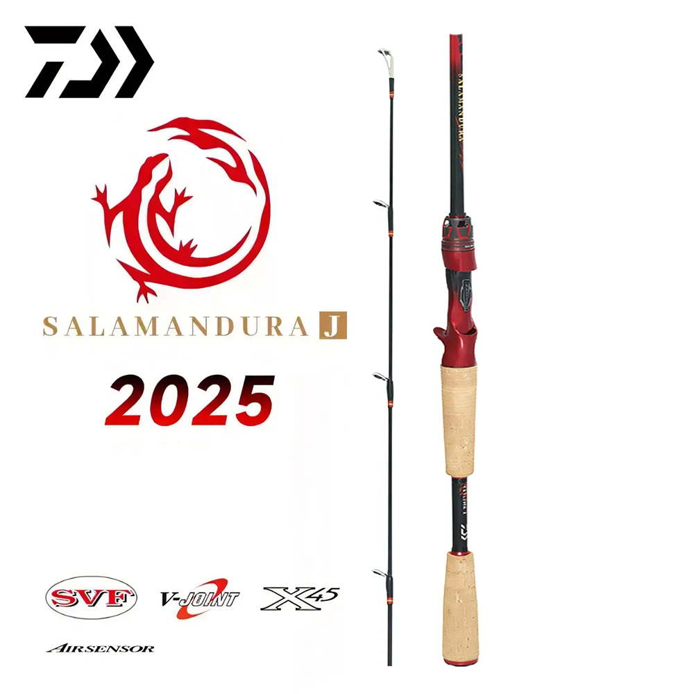2025 NUEVA caña de pescar DAIWA SALAMANDURA J caña de pescar giratoria/fundida 2S fibra de carbono - imagen 3