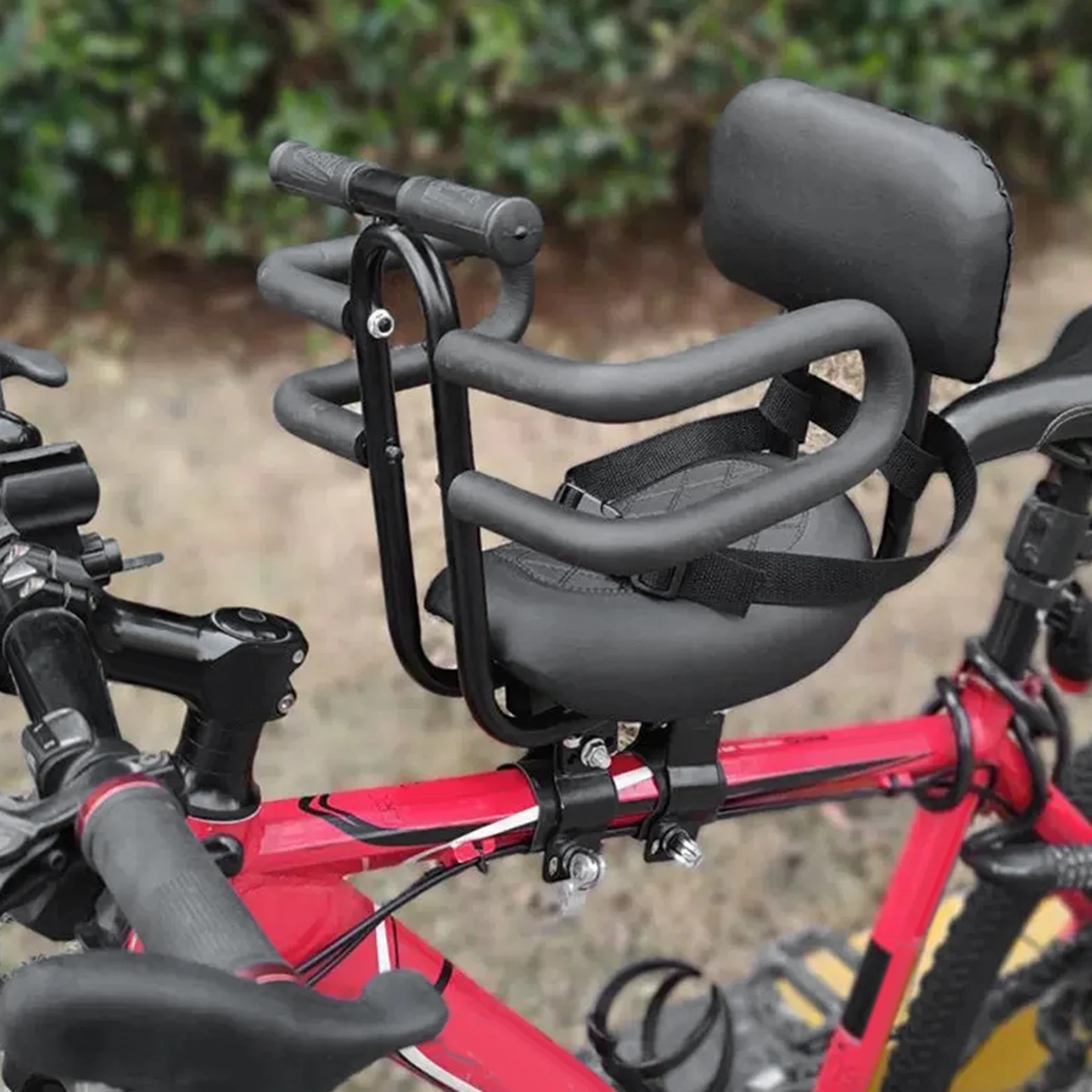 Asiento de bicicleta para niños Montaje frontal de liberación rápida para bicicleta de montaña Bicicleta de carretera 24 pulgadas 26 pulgadas 27,5 pulgadas Asiento de bicicleta para bebés Asiento de bicicleta para niños pequeños