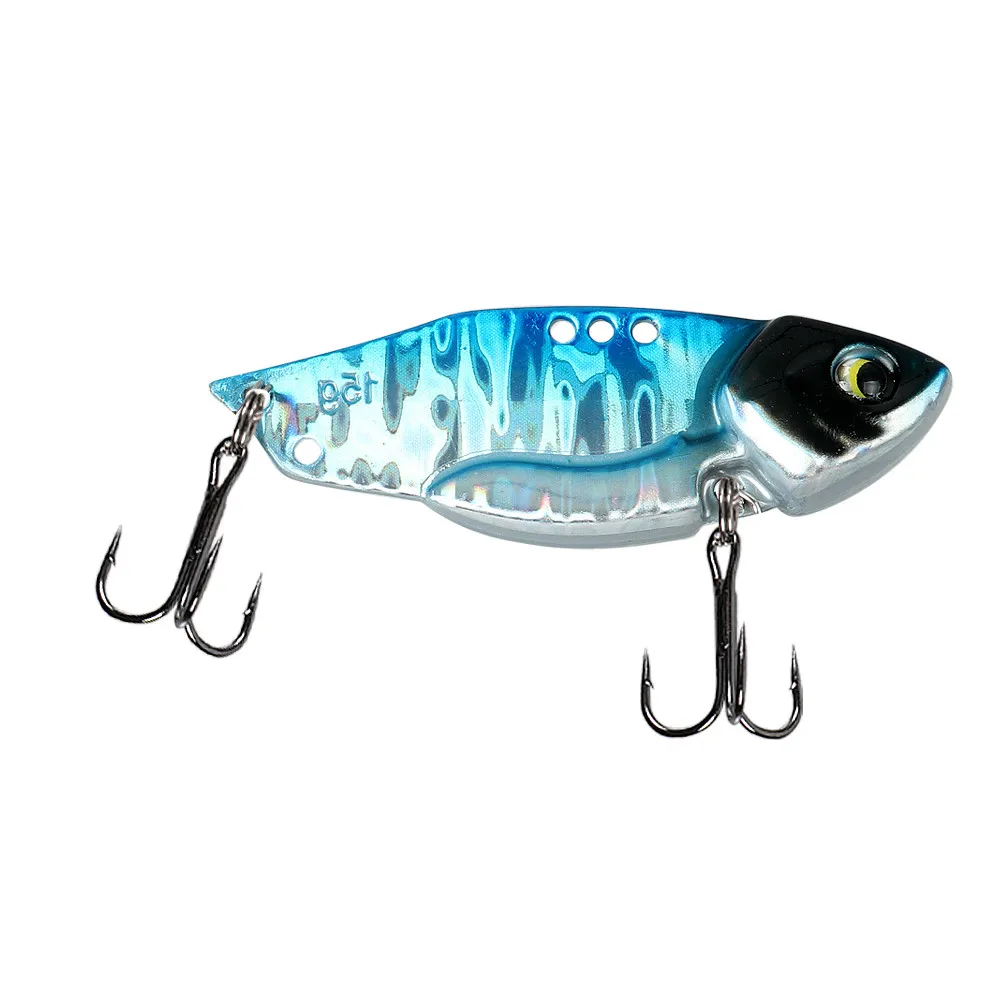 Señuelo VIB de pesca, 5g/7g/10g/15g, cuchara giratoria de Metal, hoja Crankbait Swimbait para lubina, cucharas de Jigging de fundición larga - imagen 5