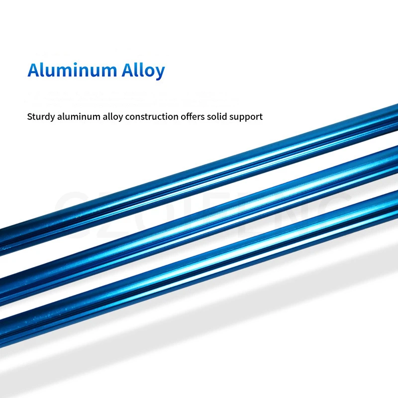 ZYZ soporte de caña de pescar, aleación de aluminio de alta resistencia, soporte triangular de pesca en el mar, herramienta de soporte telescópica, aparejos - imagen 5