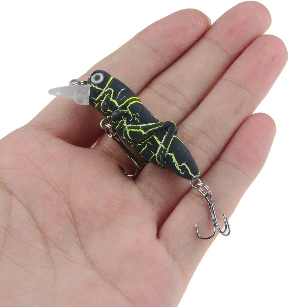 Señuelo saltamontes artificial – Crankbait para carpa y lubina - imagen 5