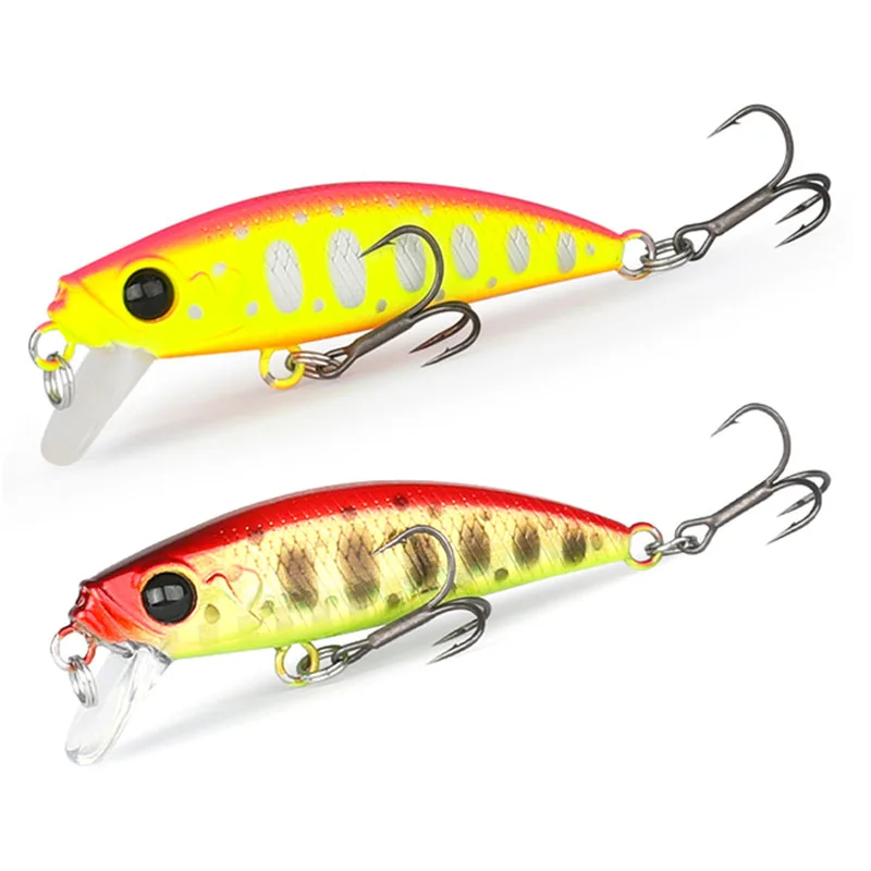 TSURINOYA 46S señuelo de pesca de pececillo que se hunde intrusión 46mm 5g trucha Artificial Ajing Stream Lake Jerkbait Rockfishing cebos duros