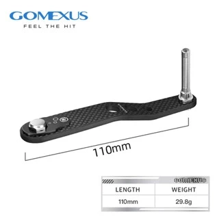 Gomexus Jigging mango liso para Shimano Ocea Jigger Conquest Daiwa Saltiga BJ mango de carrete Fuego CT Baitcasting LC-D 90-110mm - imagen 3