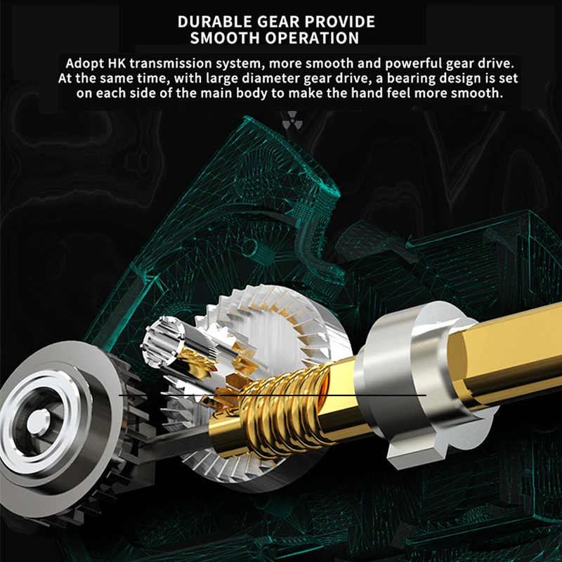 Aparejos de pesca para carrete de pesca de trucha serie 5000/6000/8000/10000 carrete giratorio de cuerpo de Rotor - imagen 3