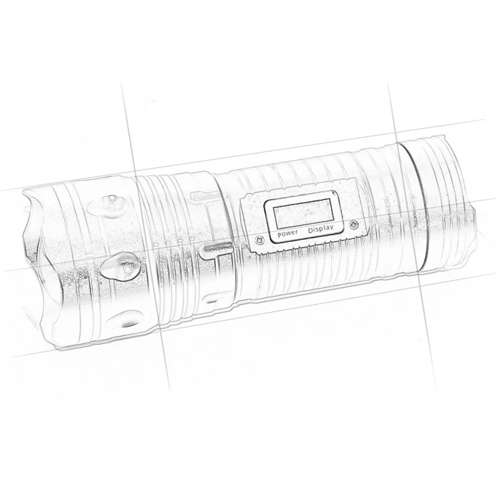 Linterna de energía 3/2, fuente de luz más brillante, linterna de pesca nocturna recargable por Usb, antorcha táctica de caza para equipo de estante - imagen 2
