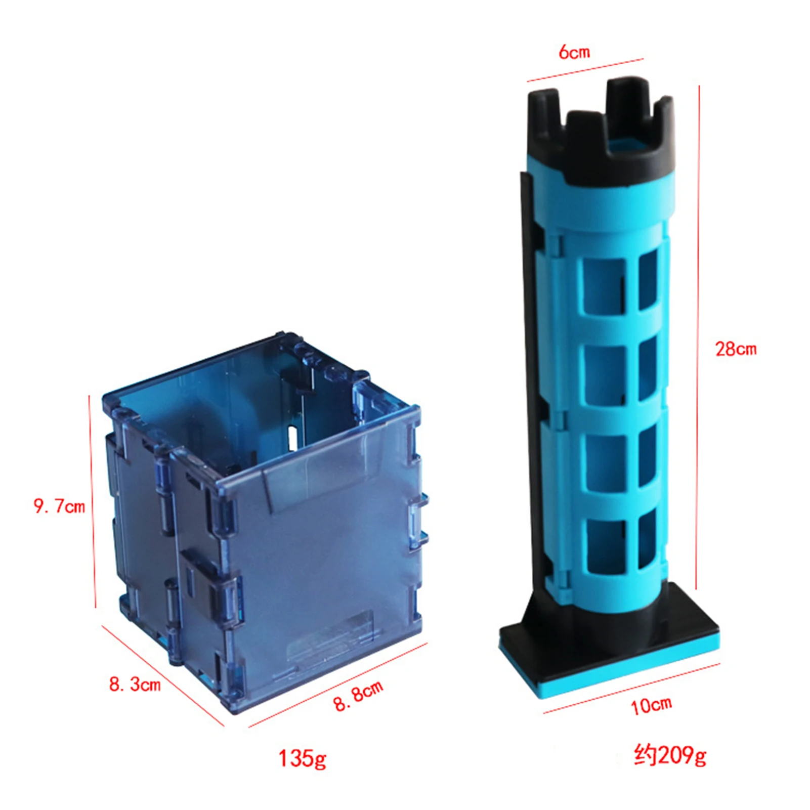 Soporte Vertical para caña de pescar, caja de 2 eslabones, accesorios, herramienta de pesca - imagen 4