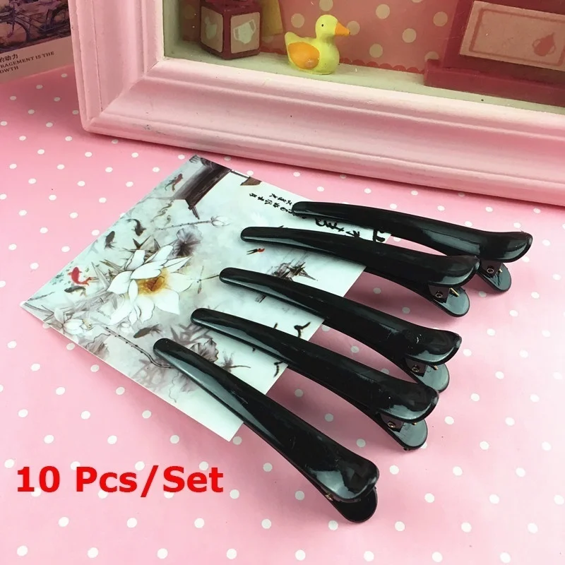 10 Pcs/Set Black Hair Clips Professional Hairdressing Salon Hairpins Hair Accessories Headwear Barrette Hair Care Styling Tools - imagen 2