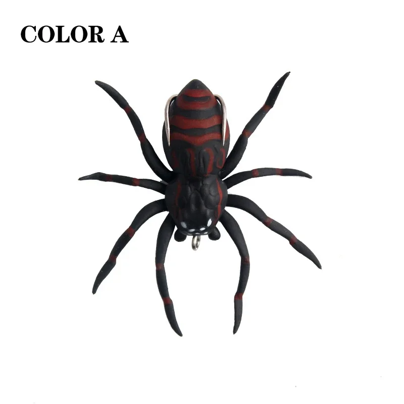 ALASICKA, 1 Uds., señuelo de pesca de araña, señuelo suave, anzuelos triples, cebo Artificial, Señuelos de pesca de plástico, aparejos de pesca, accesorios de pesca - imagen 5