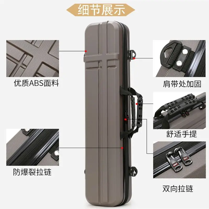 70cm 80cm 90cm 100cm 120cm 130cm Bolsa para caña de pescar Estuche rígido 이kta portátil ...........ntoskta 가Espesar чехоллллллля ø jalko - imagen 3