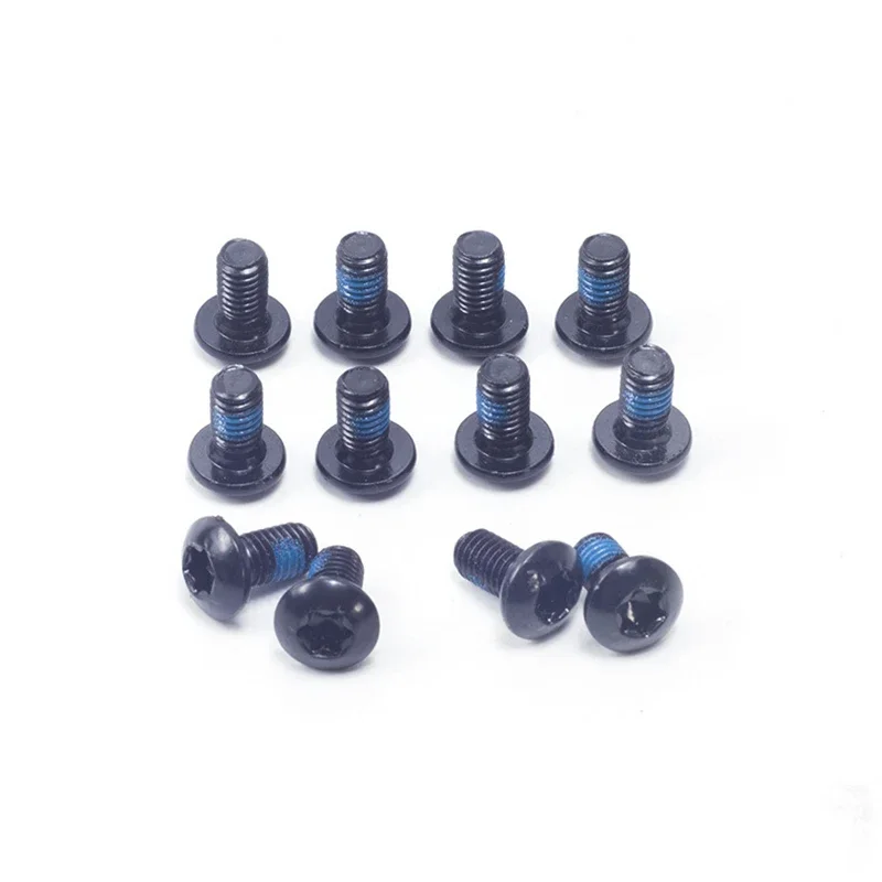 Tornillos de fijación de Rotor de freno de disco de bicicleta, accesorio colorido de acero inoxidable para ciclismo de montaña, 12 piezas, Torx, T25, M5x9mm - imagen 3