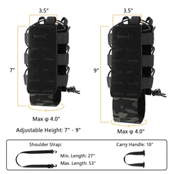Bolsa portabotellas BASSDASH MOLLE con correa modular