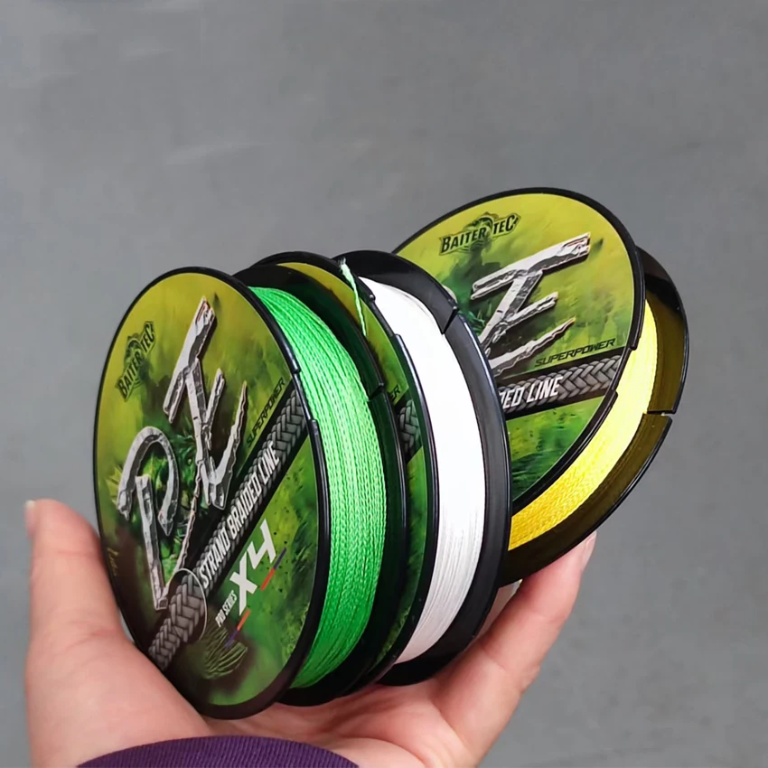 Línea de pesca trenzada de 4 hebras, arrastre máximo de 100M, 6LB-80LB, PE, multifilamento fuerte, herramienta de sedal duradera - imagen 3