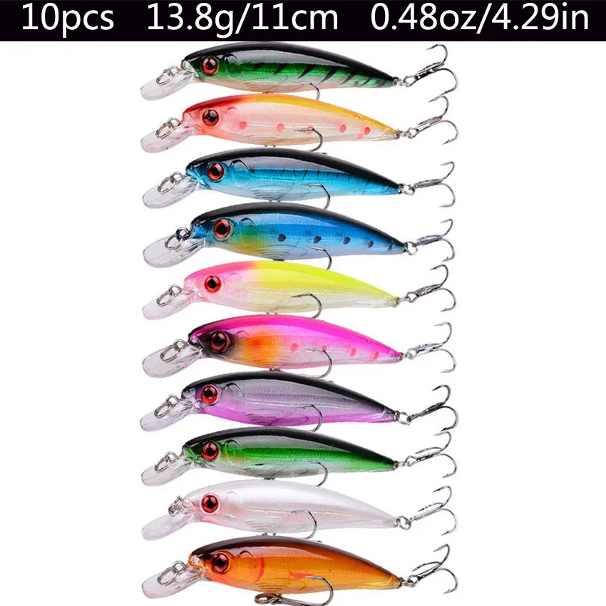 E-10pcs Lures