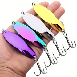 Cuchara giratoria para trucha con lentejuelas