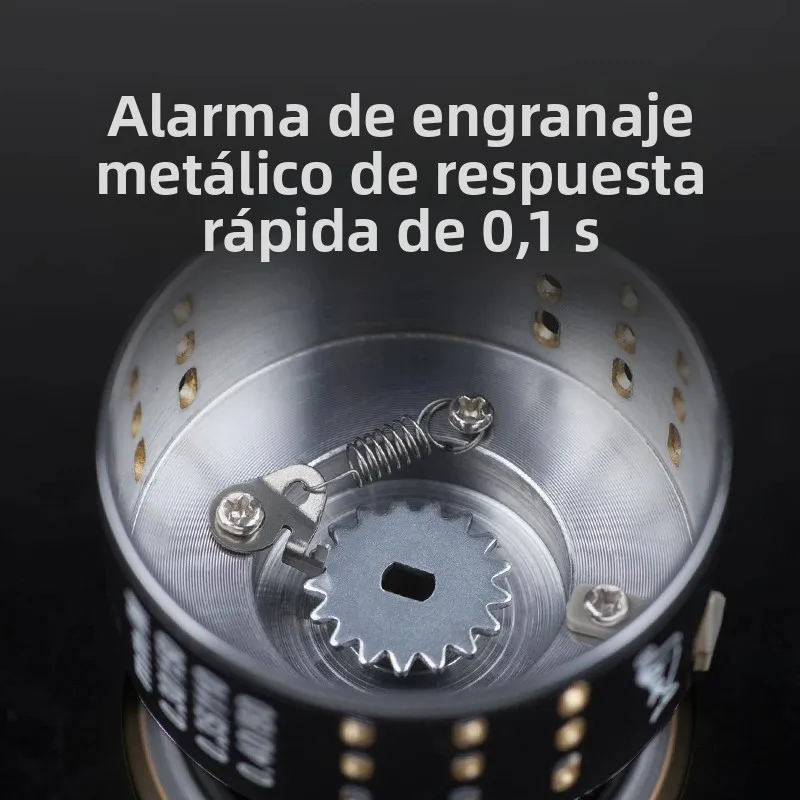 Carrete giratorio para niños, arrastre máximo de 8kg, relación de engranaje 5,2: 1, carrete de Metal, carrete de pesca con doble brazo oscilante, carrete de carpa para agua dulce y salada - imagen 5