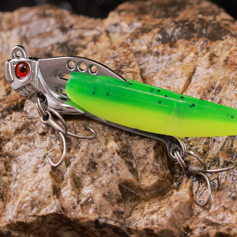 Mar Yolo cebo suave remoto VIP en forma de t vibración gancho de árbol metálico cebo biónico cebo bajo cebo accesorios de pesca - imagen 5