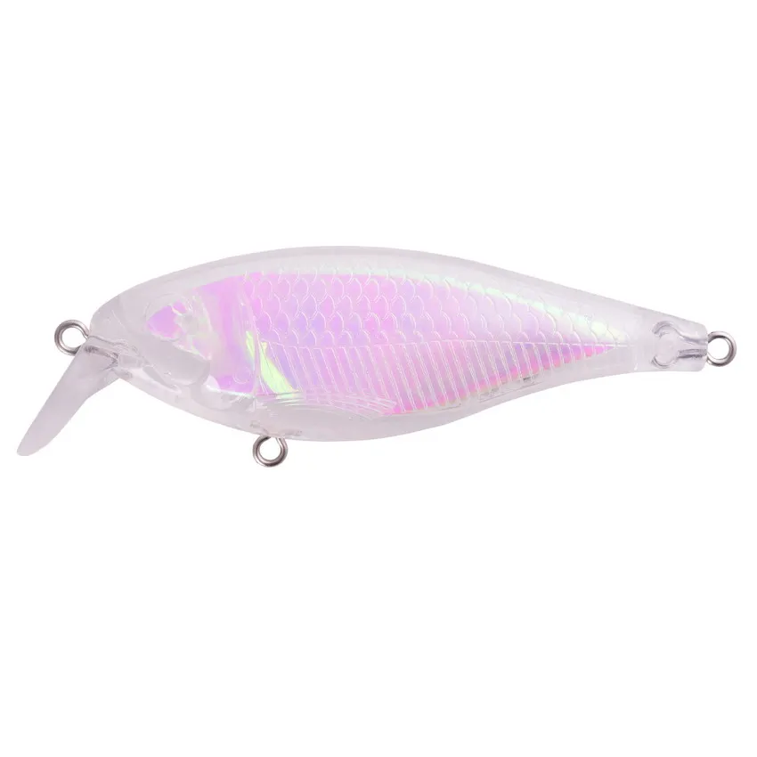 Cebo duro en blanco para pececillos, anzuelo flotante sin pintar, calidad profesional, 87mm, 20 piezas - imagen 3