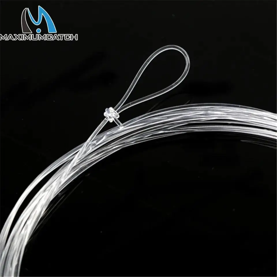 Línea líder pesca con mosca cónica transparente MAXIMUMCATCH - imagen 4