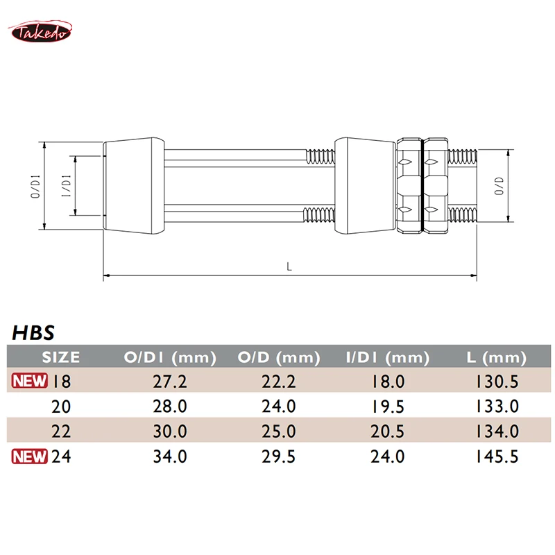 TAKEDO TN86 SEAGUIDE HBS # 18 # 20 # 22 # 24 asientos de carrete de barco de aluminio de alta resistencia, componente de construcción de varilla, reparación de asiento de carrete DIY - imagen 2