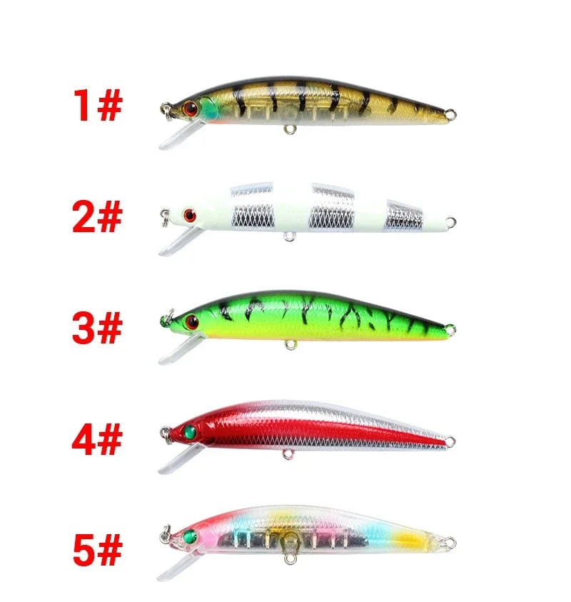 Señuelo de pesca de pececillo que se hunde por 1 piezas, cebo Artificial duro láser de 10cm y 28,8g, ojos 3D de plomo incorporado, aparejos de pesca Crankbait - imagen 3