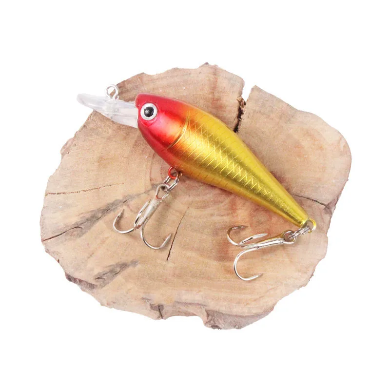 1pc Minnow Fishing Lures Hard Bait 6.6cm 3.5g Jig wobbler Bass Pike Lure Plastic Artificial Baits for Fishing Tackle Crankbait - imagen 5