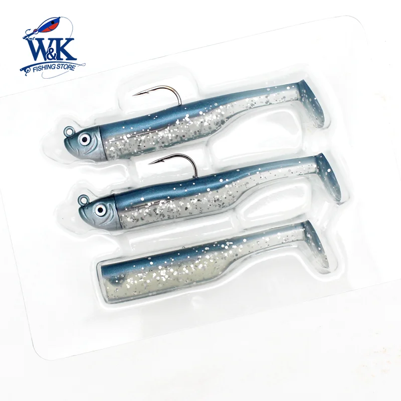 Slinky Shad 6 cm con Jig Head 5 g - Señuelo blando 3 pulgadas - imagen 5