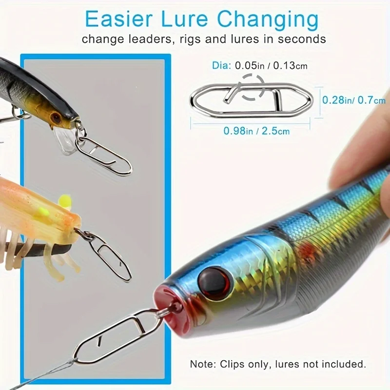 Anzuelos circulares Ackibbik para agua salada, 180 Uds., anzuelos de pesca para bagre, anzuelos de pesca compensados de pulpo con 5 uds., Clips eléctricos, anzuelos para bagre - imagen 4