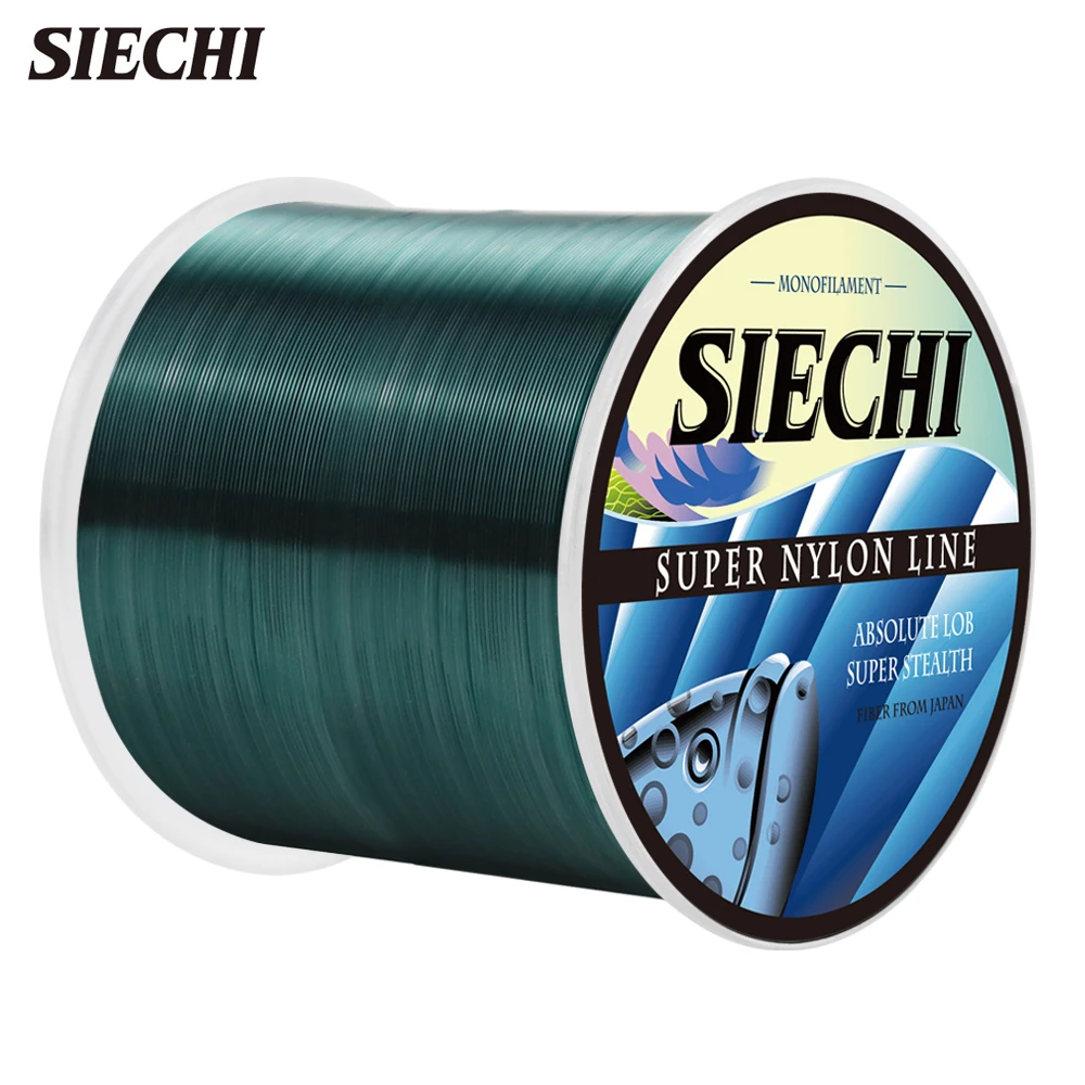 SIECHI-sedal de pesca con revestimiento de nailon, 500M, 1000M, señuelo líder, línea de fluorocarbono de 0,16-0,5mm, 4,4-28,6LB, accesorios de pesca japoneses - imagen 5
