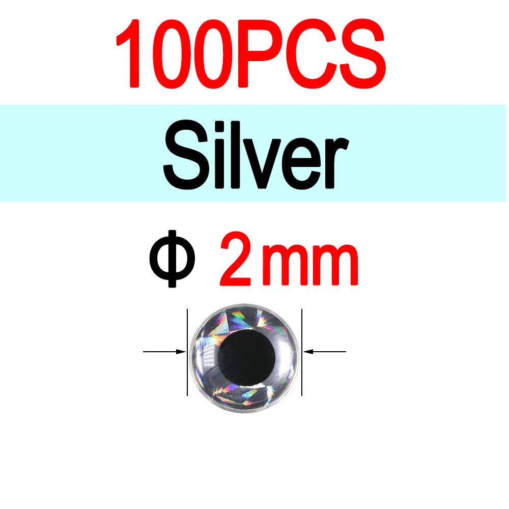 2mm Silver 100pcs