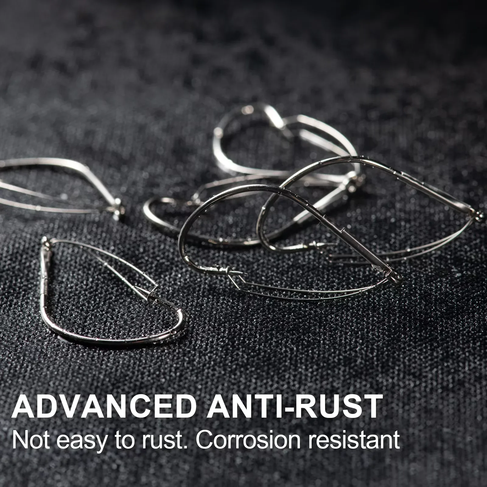 Goture 30 piezas 2 # 3 # Anzuelos de pesca sin malezas de un solo anzuelo de acero rico en carbono, penetración rápida para agua dulce y salada, gran oferta