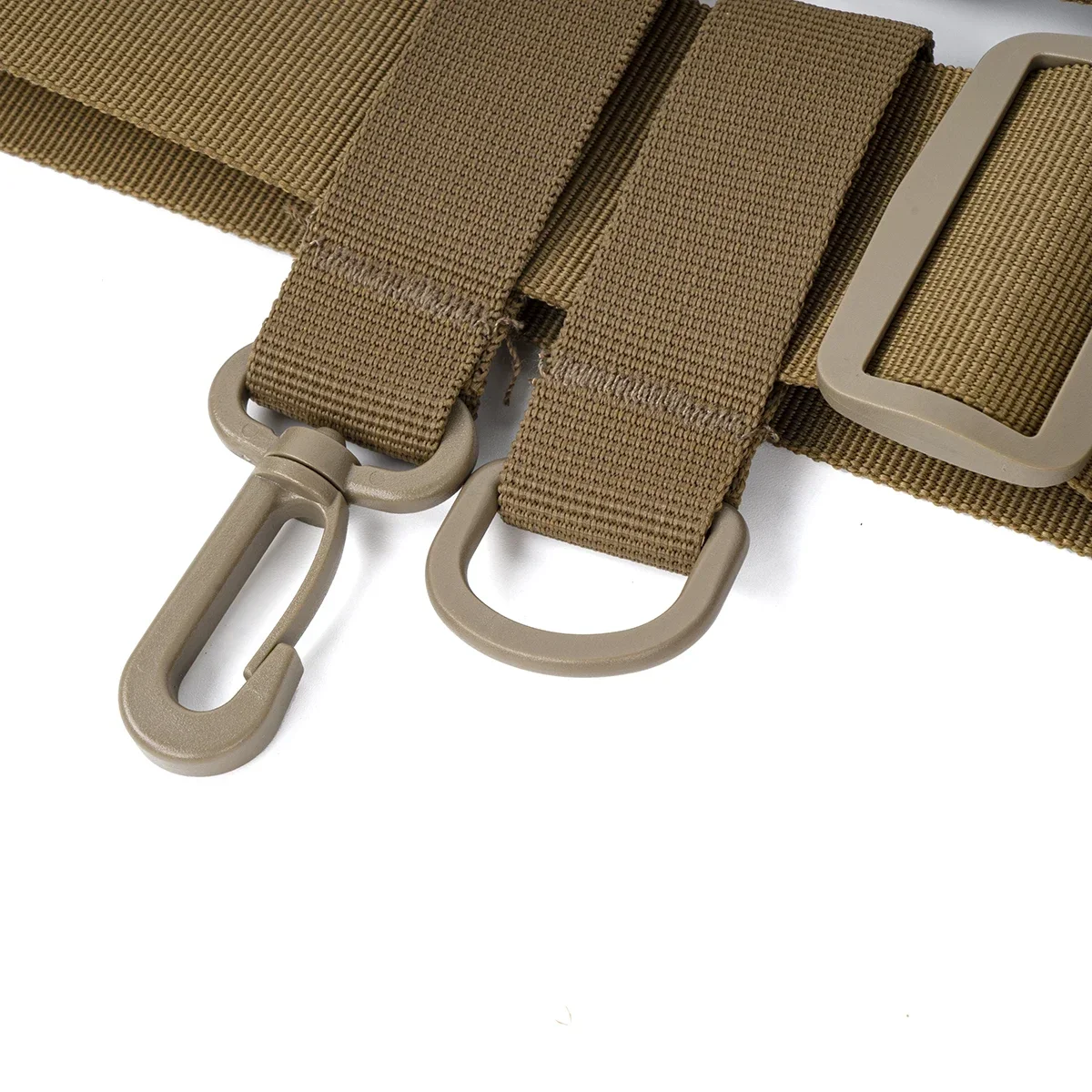 Cinturón de soporte de vientre para caña de pescar, soporte de poste de pie, cinturón de cintura ajustable para pesca - imagen 3