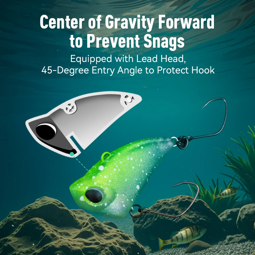 Señuelo de pesca Kingdom Micro Expert hundimiento Vib 2,6g 3,5g 28mm 32mm cebos duros de hundimiento Artificial Vibraton Swimbait trucha perca - imagen 3